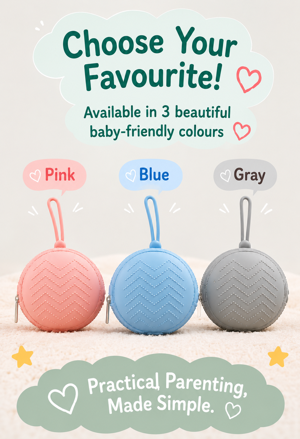 🍼 Little Nestlings™ CleanNest Pacifier Case