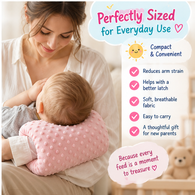 🤱 Little Nestlings™ CuddleNest Nursing Arm Pillow