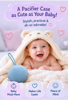 🍼 Little Nestlings™ CleanNest Pacifier Case