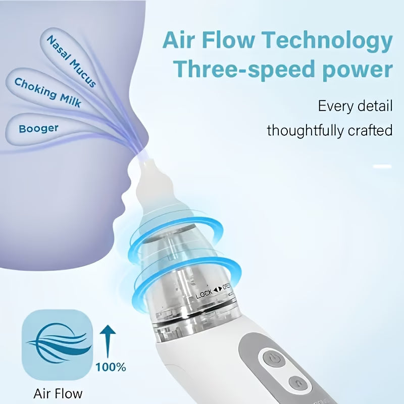 Electric Nasal Aspirator — Gentle Baby Nose Cleaner