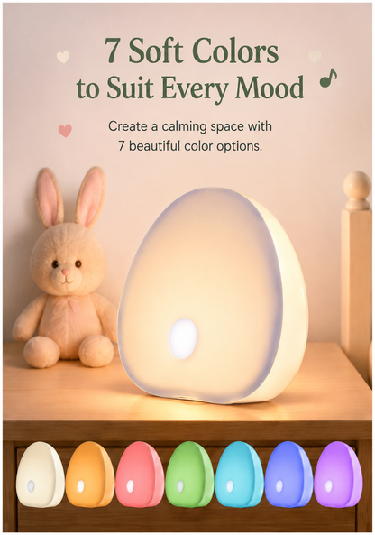 😴 Little Nestlings™ Peaceful Dreams White Noise Lamp