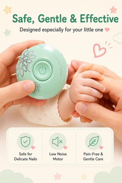 Baby Electric Nail Care Kit — Safe, Gentle & Easy to Use