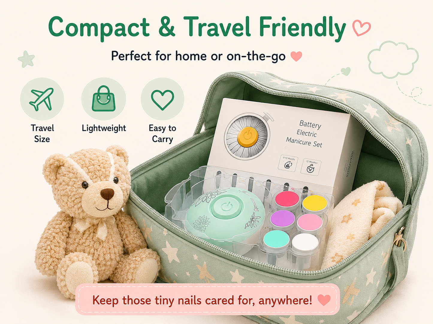 Baby Electric Nail Care Kit — Safe, Gentle & Easy to Use