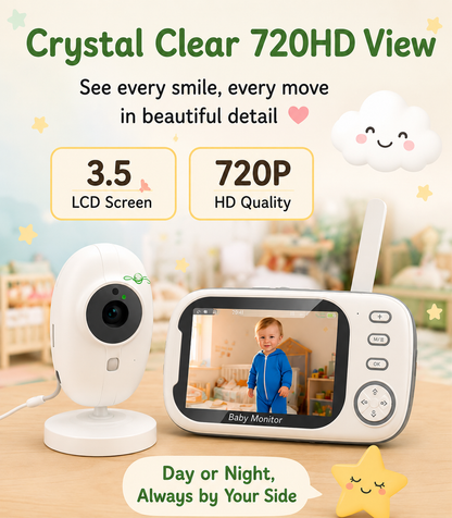 Baby Monitor — See, Hear & Soothe From Anywhere 🍃