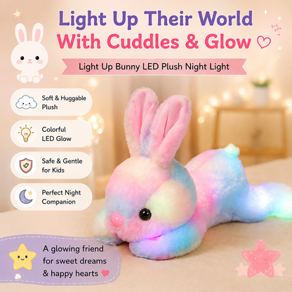 🐰 Little Nestlings™ DreamGlow LED Bunny Cuddle Light ✨💗