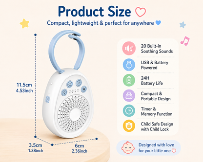 The Sleep Companion — Baby White Noise Machine