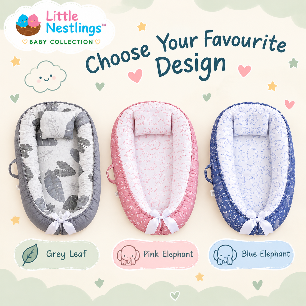 💕Little Nestlings™ Baby Nest / Baby Lounger