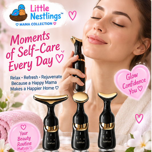 💕 Little Nestlings™ MamaSculpt 3-in-1 Facial & Neck Massager