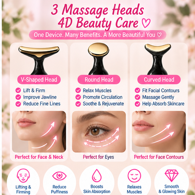 💕 Little Nestlings™ MamaSculpt 3-in-1 Facial & Neck Massager