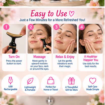 💕 Little Nestlings™ MamaSculpt 3-in-1 Facial & Neck Massager