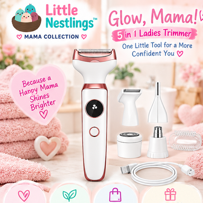 💕 Little Nestlings™ MamaGlow 5-in-1 Beauty Trimmer