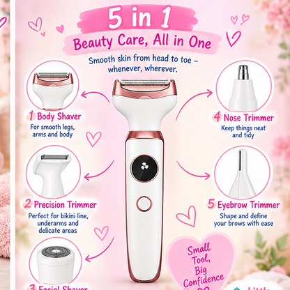 💕 Little Nestlings™ MamaGlow 5-in-1 Beauty Trimmer