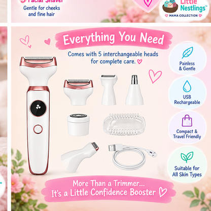 💕 Little Nestlings™ MamaGlow 5-in-1 Beauty Trimmer