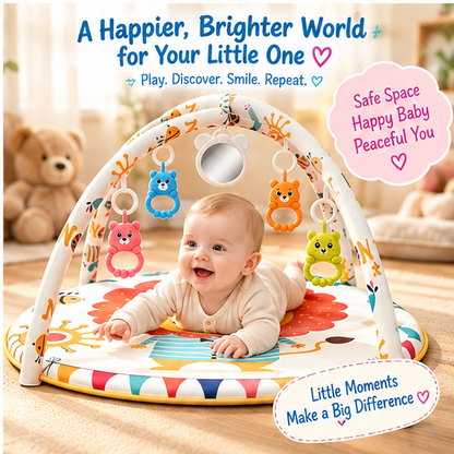 🦁 Little Nestlings™ Play & Grow Sensory Activity Gym