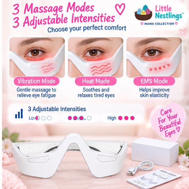 💕 Little Nestlings™ MamaRevive 3D Under-Eye Massager
