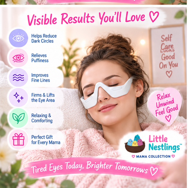 💕 Little Nestlings™ MamaRevive 3D Under-Eye Massager