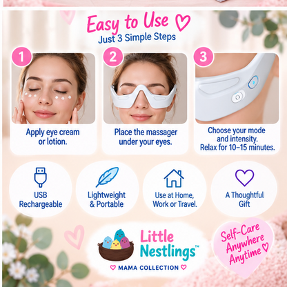 💕 Little Nestlings™ MamaRevive 3D Under-Eye Massager
