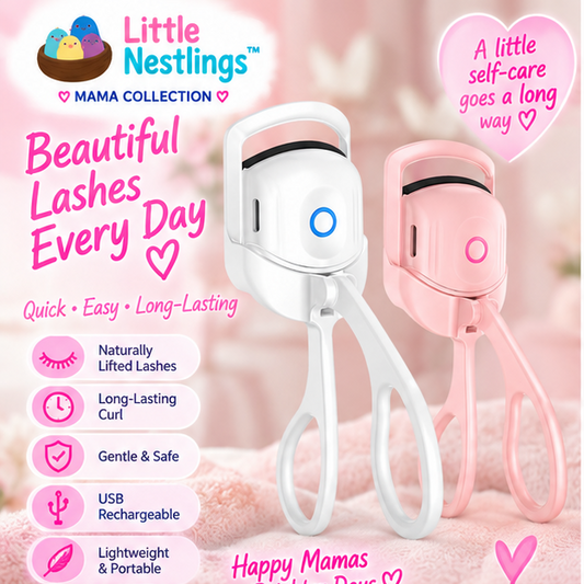 💕 Little Nestlings™ MamaLash Heated Electric Eyelash Curler