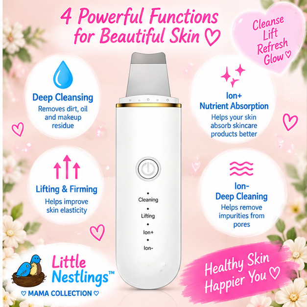 💕 Little Nestlings™ MamaGlow 4-in-1 Facial Cleansing Wand