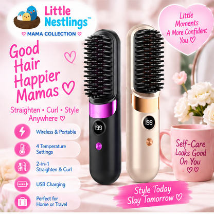 💕 Little Nestlings™ MamaStyle 2-in-1 Cordless Hair Styler