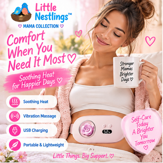 💕 Little Nestlings™ MamaComfort Heating & Massage Belt