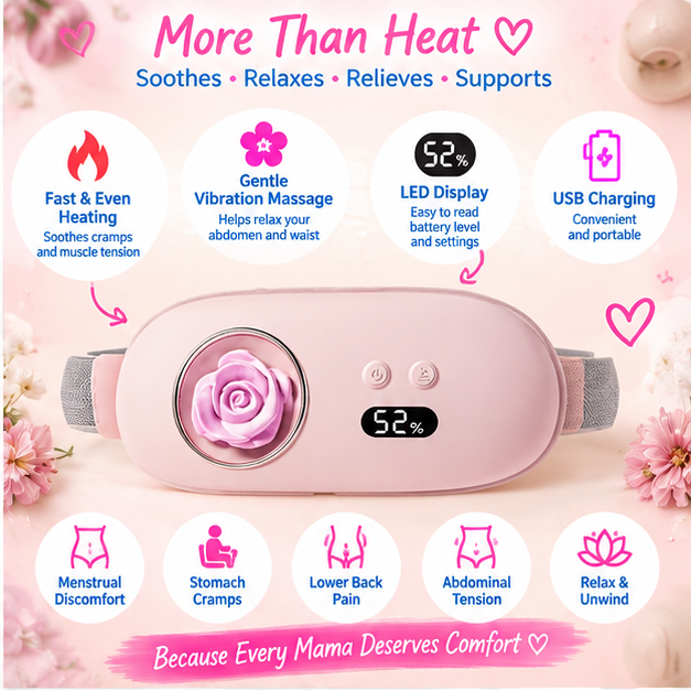 💕 Little Nestlings™ MamaComfort Heating & Massage Belt