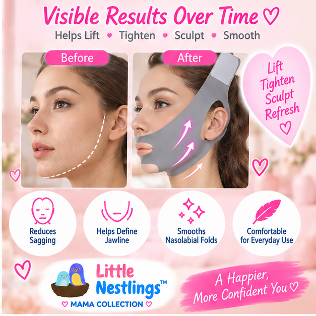 💕 Little Nestlings™ MamaLift V-Shaped Facial Sculpting Band