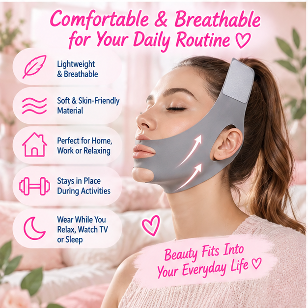 💕 Little Nestlings™ MamaLift V-Shaped Facial Sculpting Band