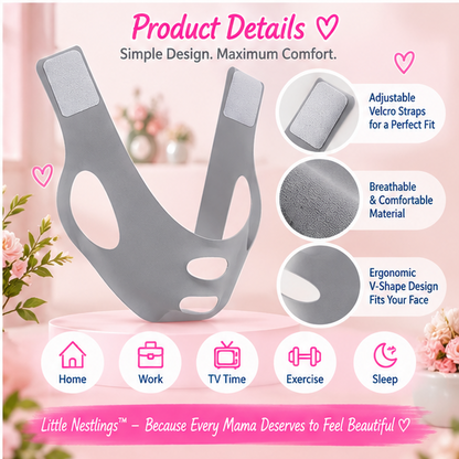 💕 Little Nestlings™ MamaLift V-Shaped Facial Sculpting Band