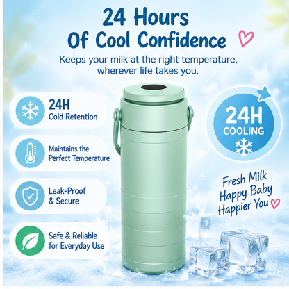 ❄️ Little Nestlings™ MamaChill 24H Breast Milk Cooler