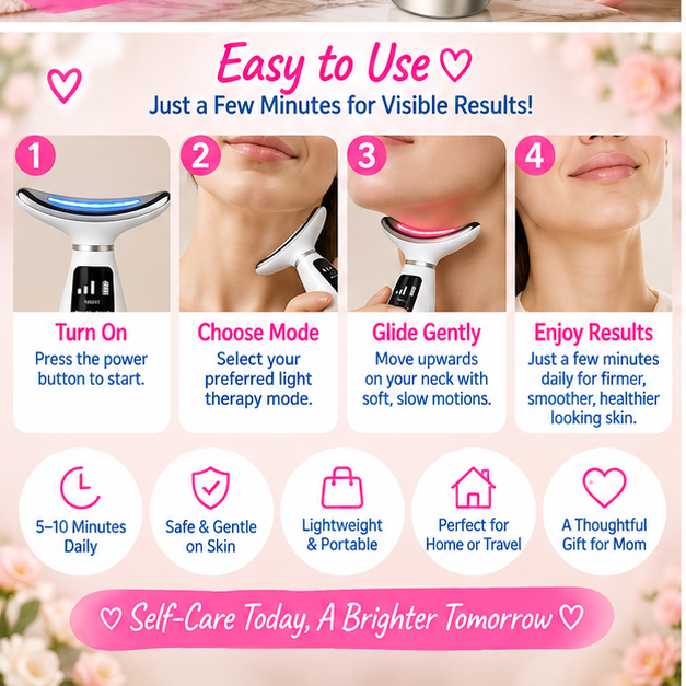💕 Little Nestlings™ MamaNeck 7-Mode Neck Beauty Device