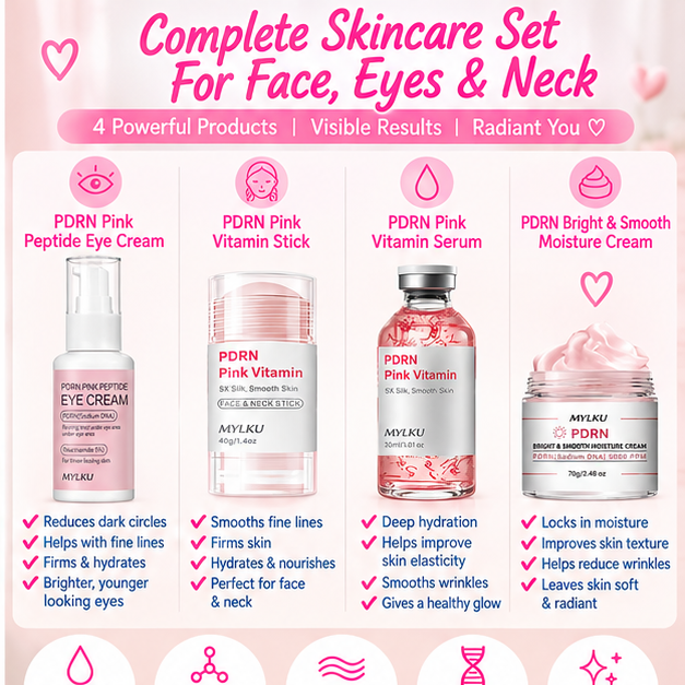 💕 Little Nestlings™ MamaRadiance 4-Piece PDRN Skincare Set