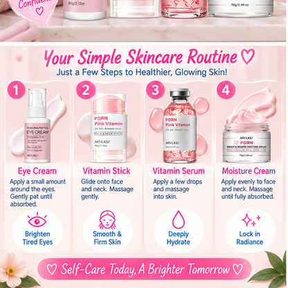 💕 Little Nestlings™ MamaRadiance 4-Piece PDRN Skincare Set