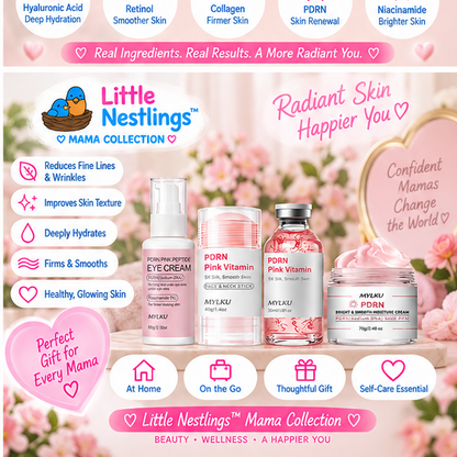 💕 Little Nestlings™ MamaRadiance 4-Piece PDRN Skincare Set