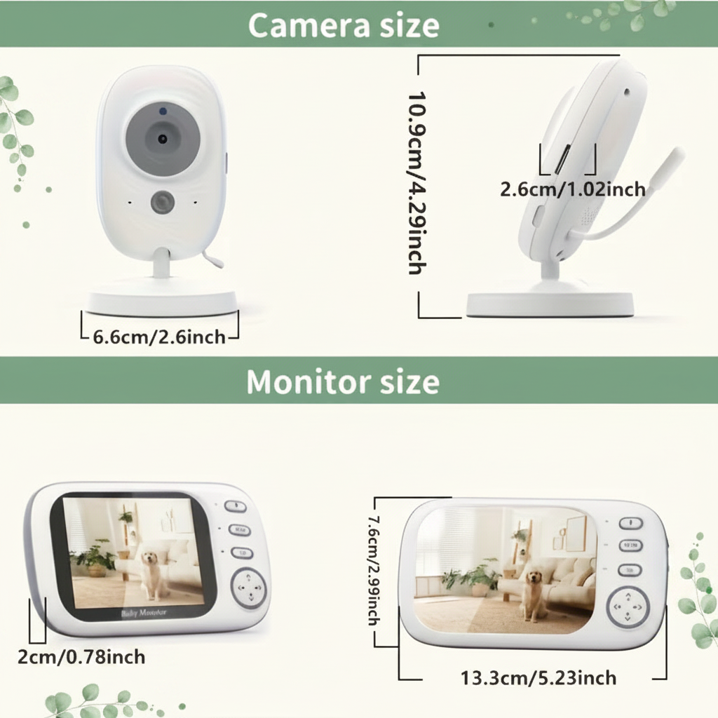 Camera & Monitor Size - Personalized