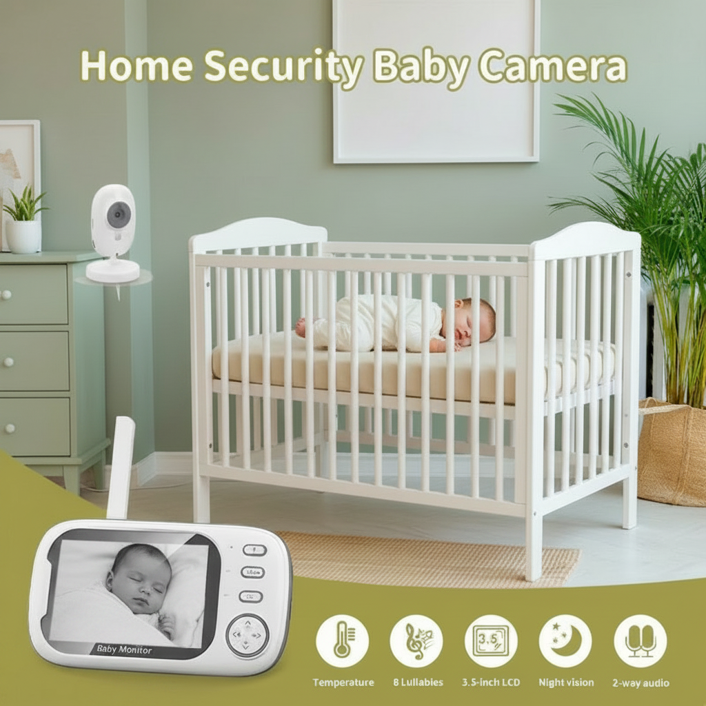 Home Security Baby Camera - Updated Display