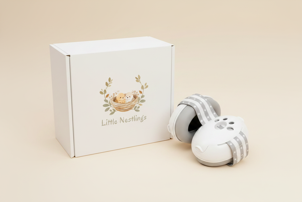 Little Nestlings Baby Ear Muffs Packaging