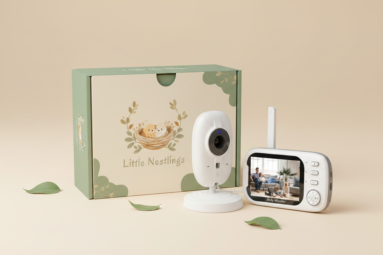 Little Nestlings Baby Monitor Packaging