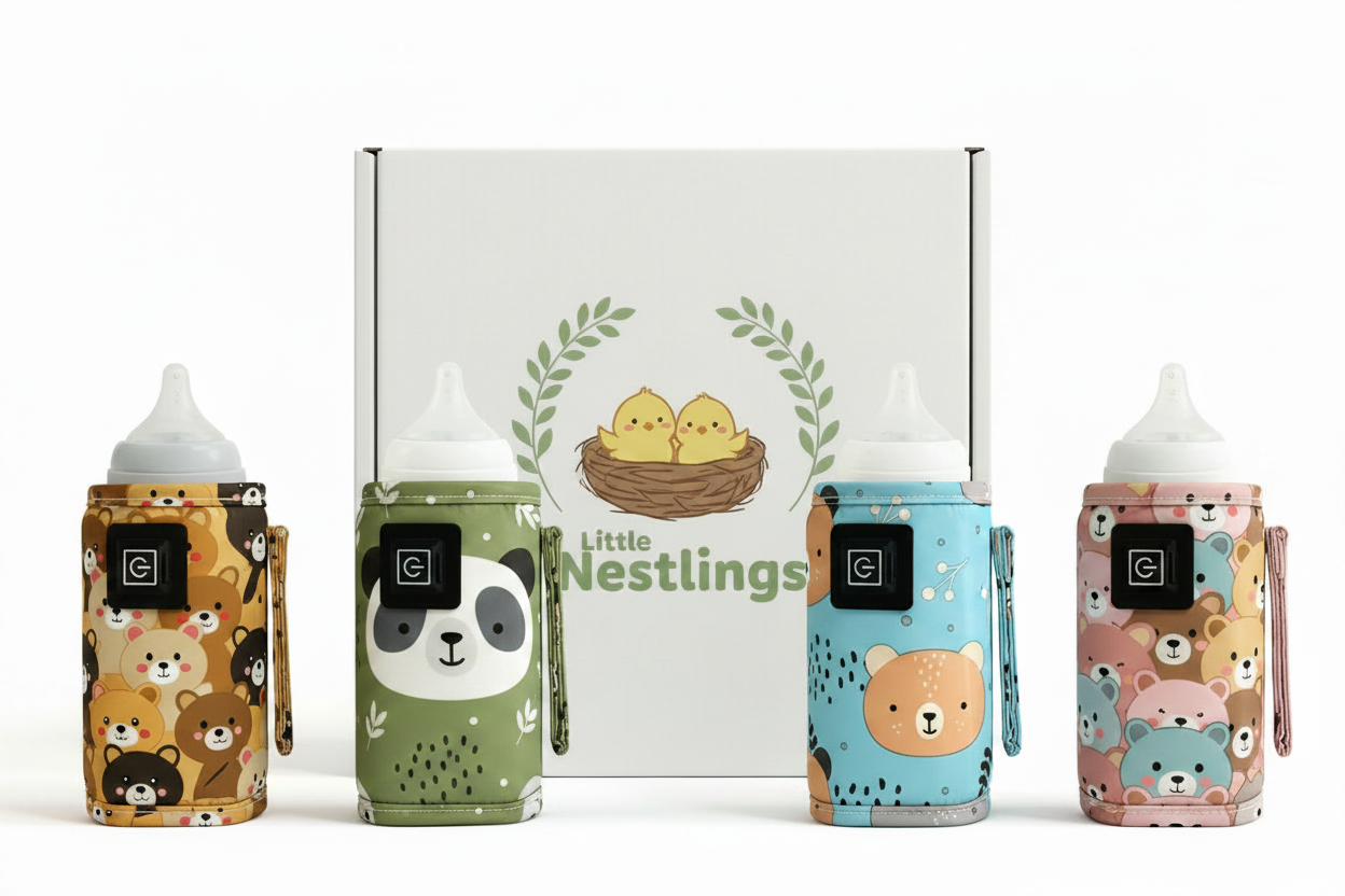 Little Nestlings Bottle Warmers - Blue Swapped