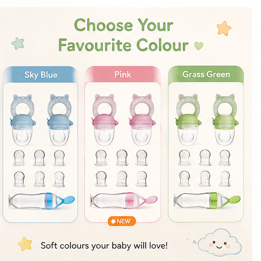 🥑 Little Nestlings™ Tiny Tastes Silicone Feeder Set