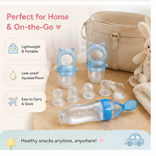 🥑 Little Nestlings™ Tiny Tastes Silicone Feeder Set