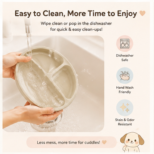🥣 Little Nestlings™ Tiny Tummies 6-Piece Silicone Feeding Set
