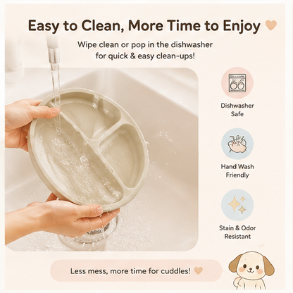 🥣 Little Nestlings™ Tiny Tummies 6-Piece Silicone Feeding Set