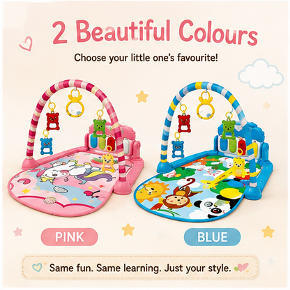 🧸 Little Nestlings™ Play & Grow 2-in-1 Baby Piano Activity Gym