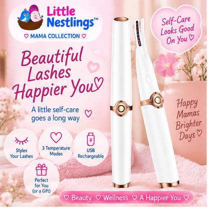 💕 Little Nestlings™ MamaLash 3-Mode Heated Eyelash Curler