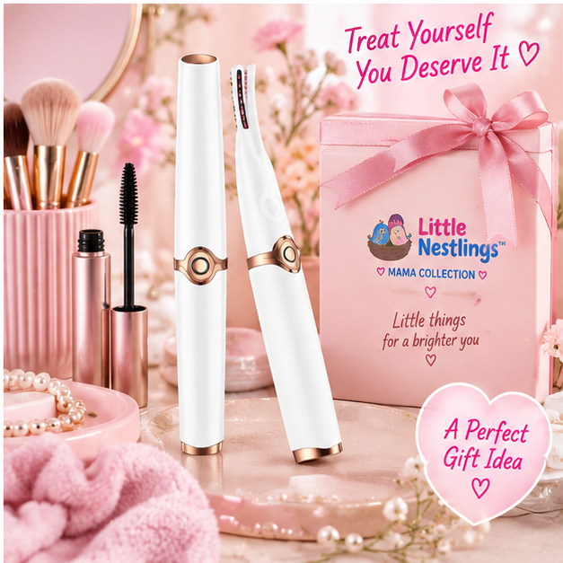 💕 Little Nestlings™ MamaLash 3-Mode Heated Eyelash Curler