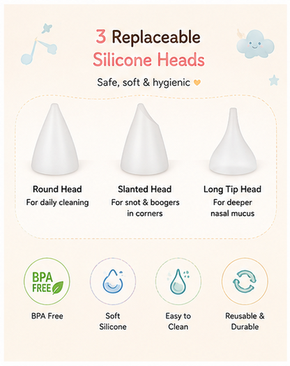 👶 Little Nestlings™ Breathe Easy Electric Nasal Aspirator