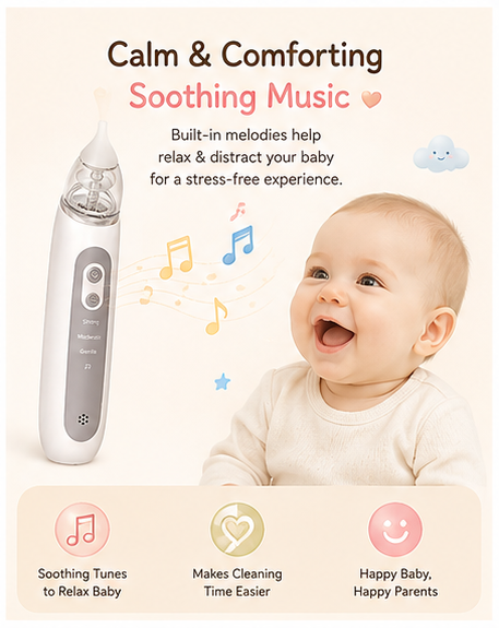 👶 Little Nestlings™ Breathe Easy Electric Nasal Aspirator