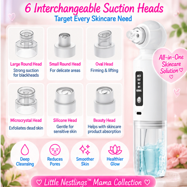💕 Little Nestlings™ MamaClear 6-Head Pore Cleansing Device