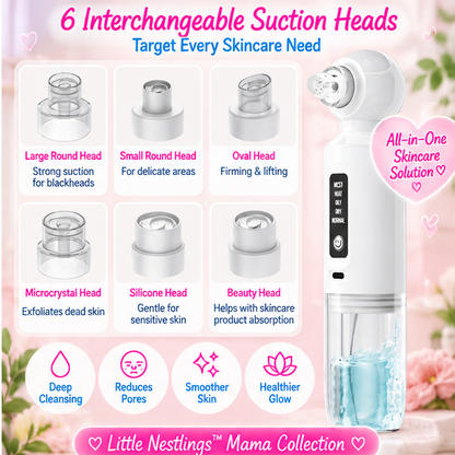 💕 Little Nestlings™ MamaClear 6-Head Pore Cleansing Device